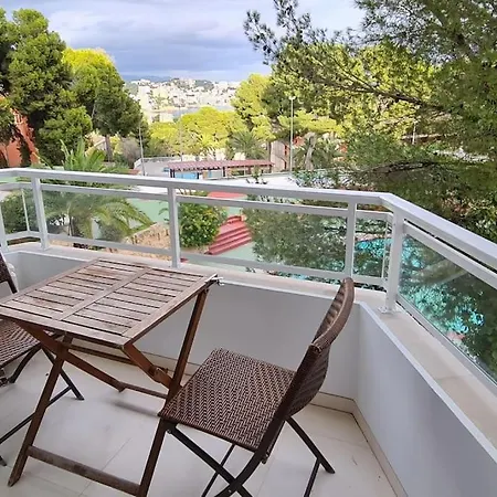 Lujoso Loft Con Piscina Y Vistas Al Mar En Illetas Apartamento-2