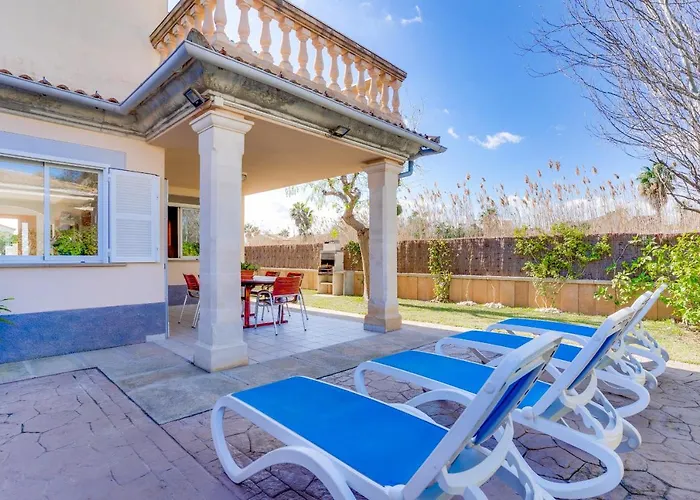 Haustierfreundliches Villa Goleta 4A Playa de Muro 