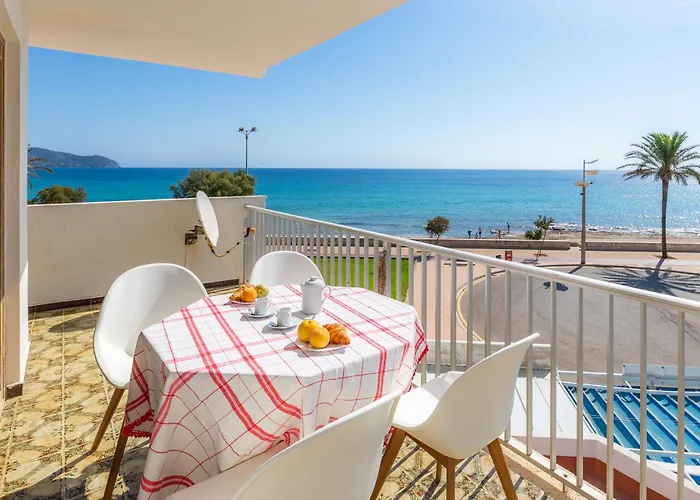Haustierfreundliches Ferienwohnung Skyline Cala Nau Cala Millor 